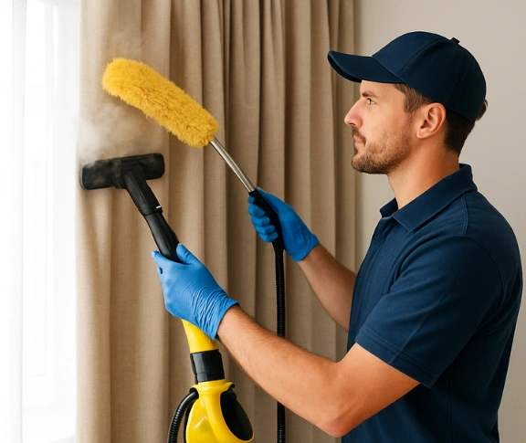 Trusted blind cleaning technician Matty Curtain Cleaning middle-park-vic QLD
